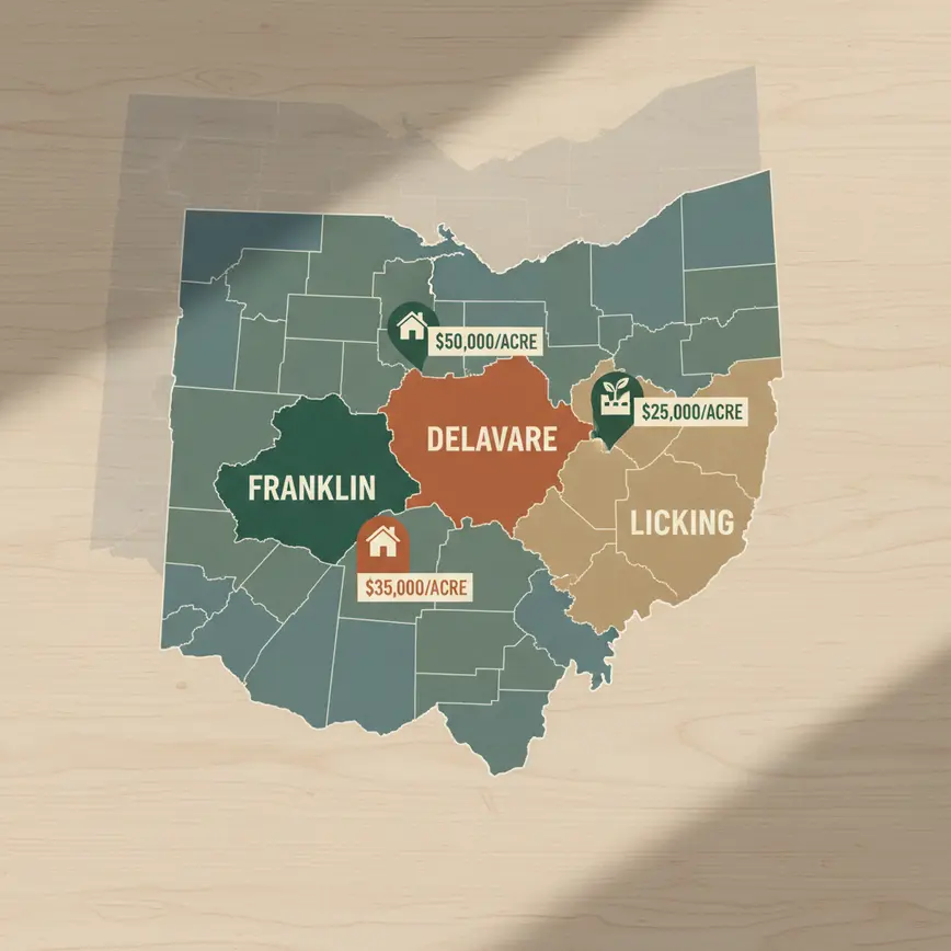How Much Does Land Cost in Central Ohio | 2026 Guide