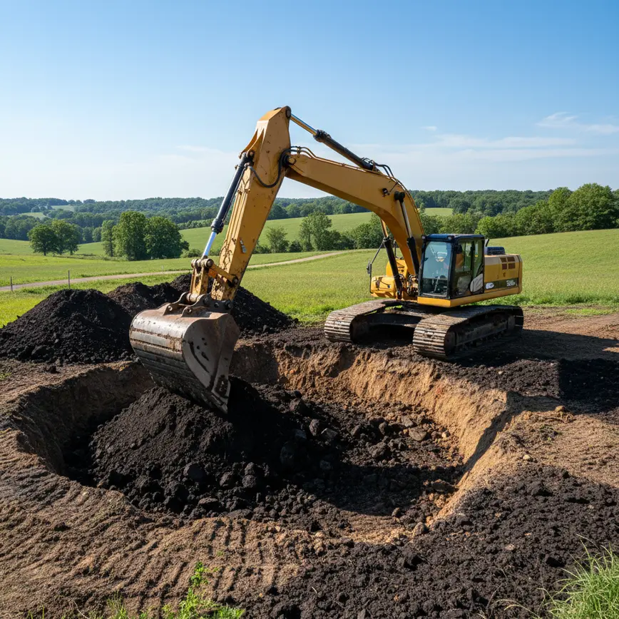 Land Excavation for Pond Central Ohio | 2026 Guide