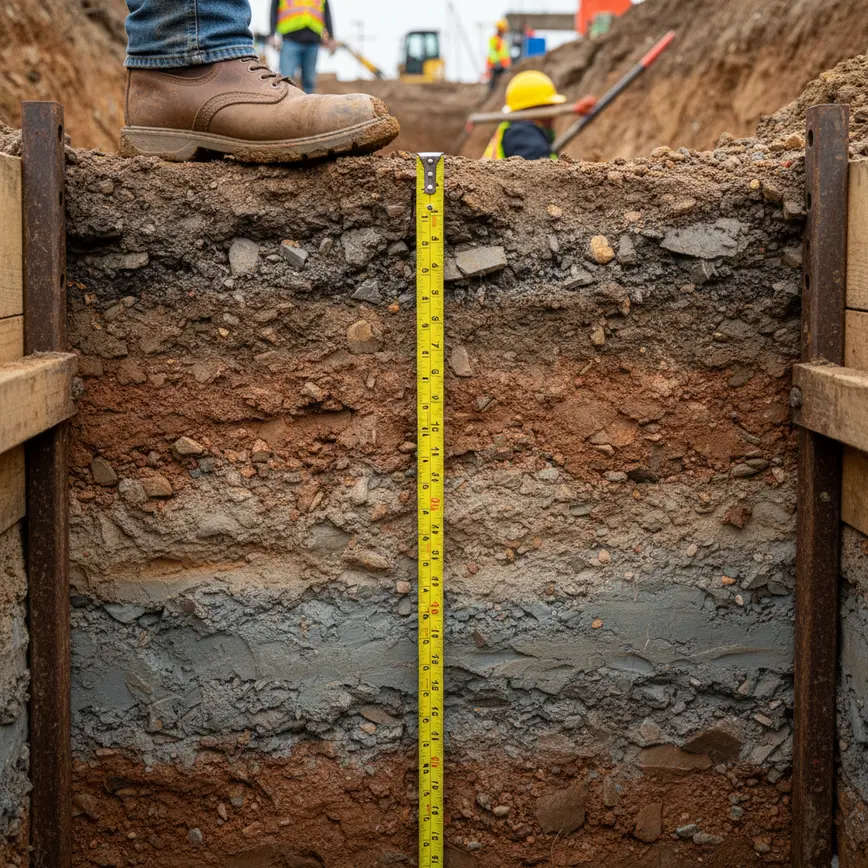 How Deep Can You Excavate Without Shoring in Central Ohio | 2026 Guide