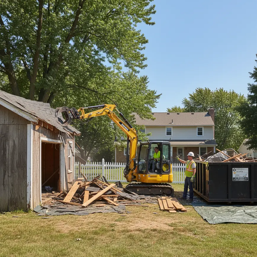 How to Demolish a Garage in Central Ohio | 2026 Guide