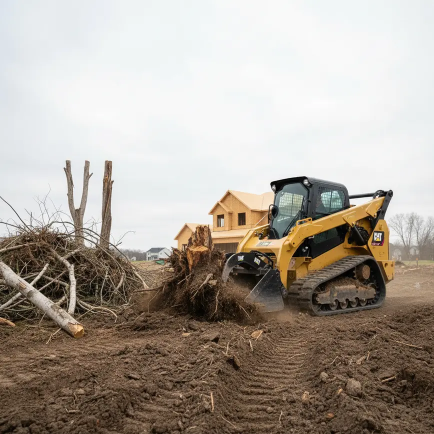 Difference Between Land Clearing and Grubbing in Central Ohio | 2026 Guide
