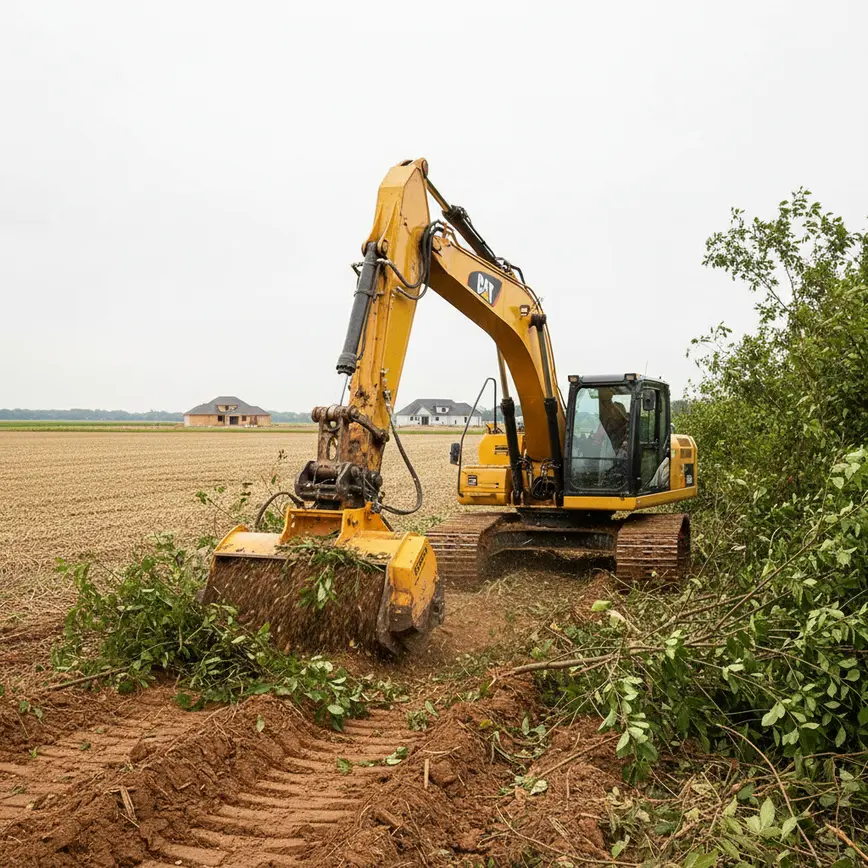 Brush Clearing Union County OH — Overcoming Heavy Soils and Drainage Issues | Fortress Level
