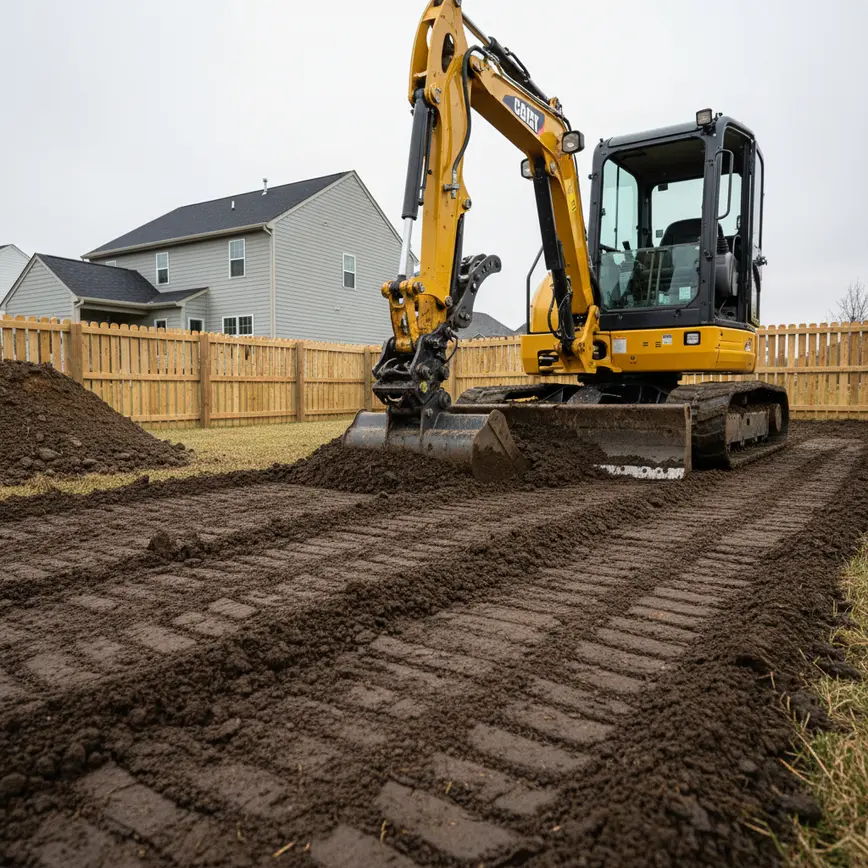 Dirt Work Hilliard OH — Transforming Suburban Lots with Heavy Clay | Fortress Level