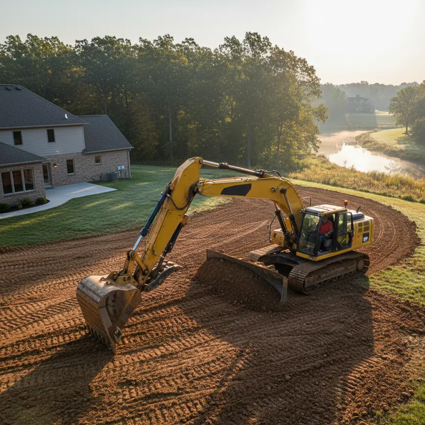 Dirt Work Heath OH — Navigating River Valley Terrain | Fortress Level