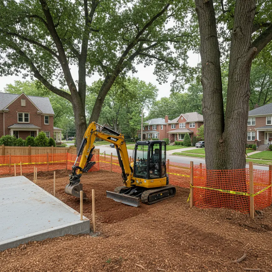 Dirt Work Dublin OH — Challenging Lot Sizes and Strict Tree Codes | Fortress Level