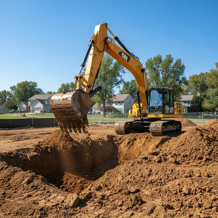 Earthwork Franklin County OH — Navigating Clay Soil Challenges | Fortress Level