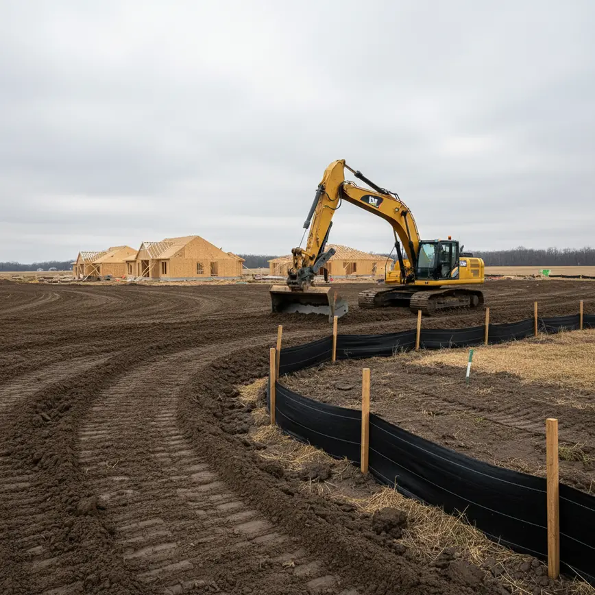 Erosion Control Union County OH — Addressing Heavy Soils and Drainage | Fortress Level
