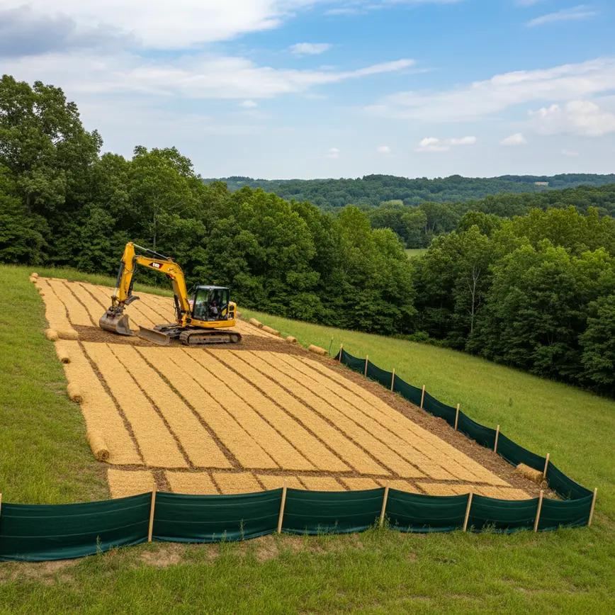 Erosion Control Fairfield County OH — Hocking Hills Terrain Challenges | Fortress Level