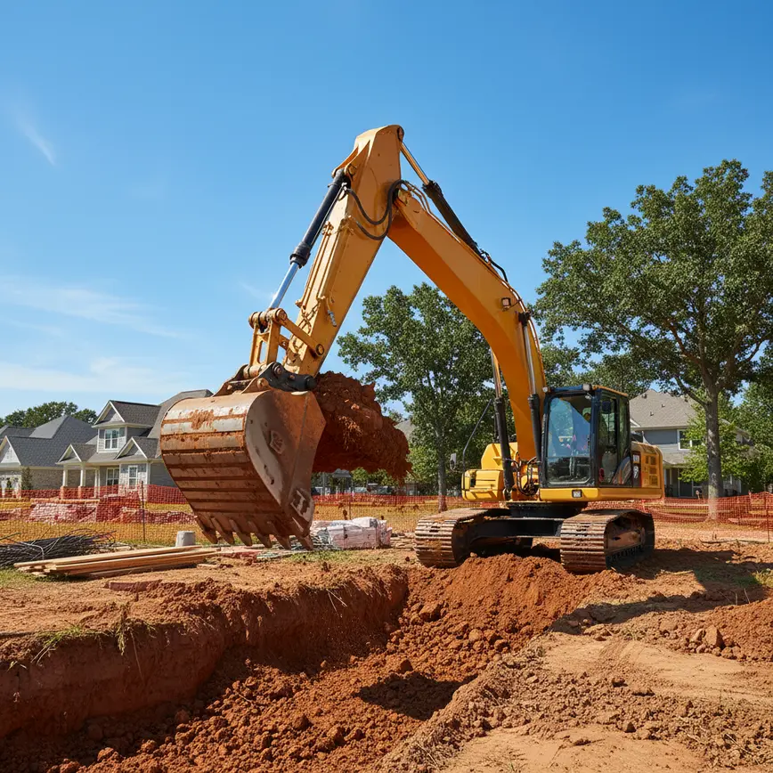 Excavation Groveport OH — Clay Soils & Rolling Terrain | Fortress Level