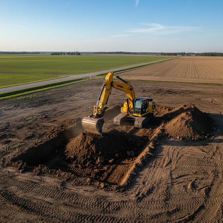 Excavation Union County OH — Navigating Heavy Soils & Flat Terrain | Fortress Level