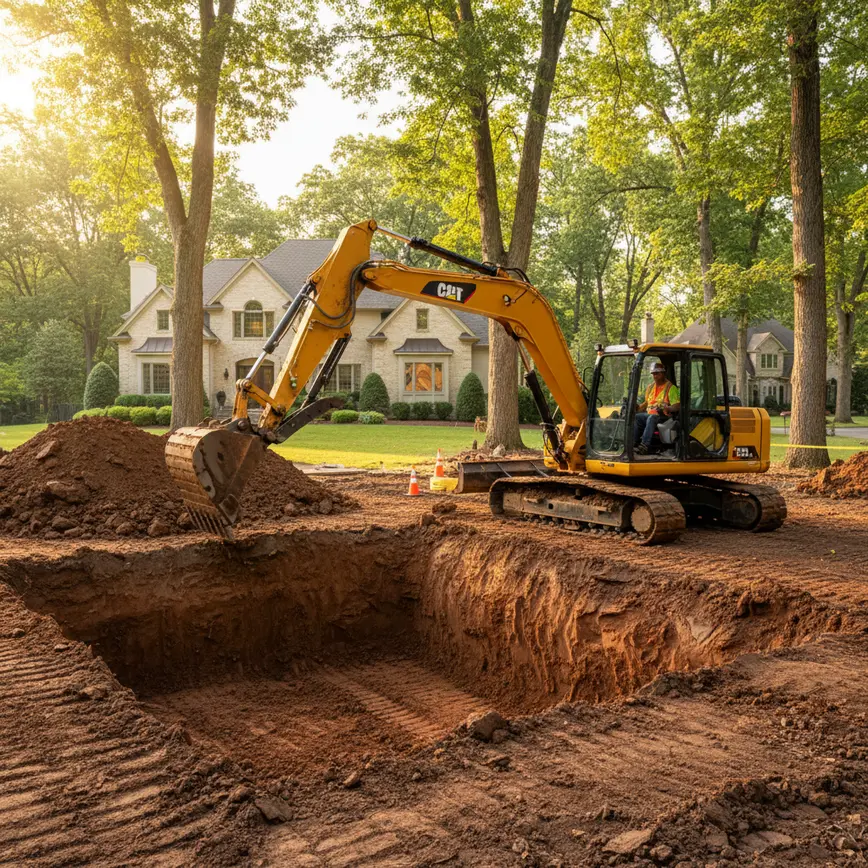 Excavation Upper Arlington OH — Clay Soil & Tree Preservation | Fortress Level