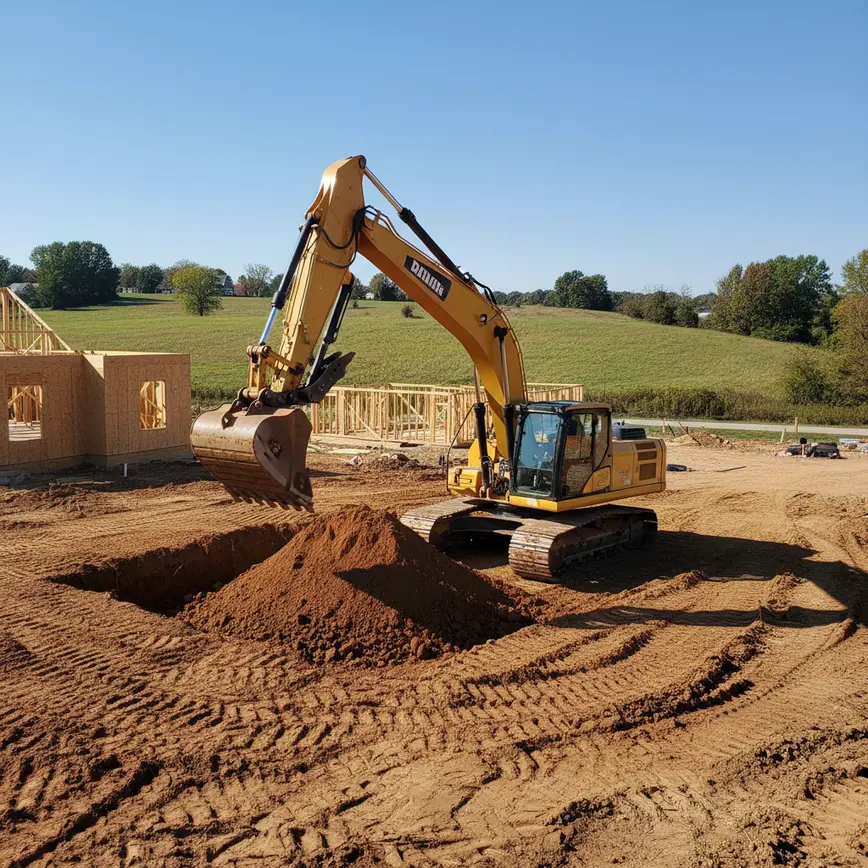 Excavation Etna OH — Navigating Rolling Terrain Challenges | Fortress Level