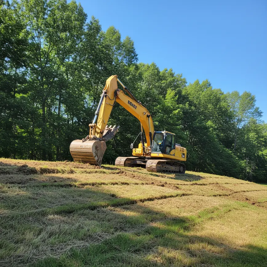 Dirt Work Rushville OH — Navigating Steep Terrain Challenges | Fortress Level