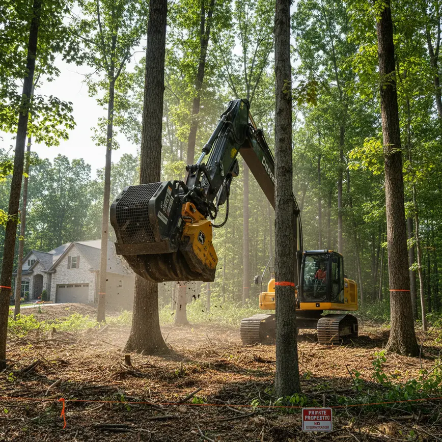 Site Preparation Lewis Center OH — Dense Canopy Challenges | Fortress Level
