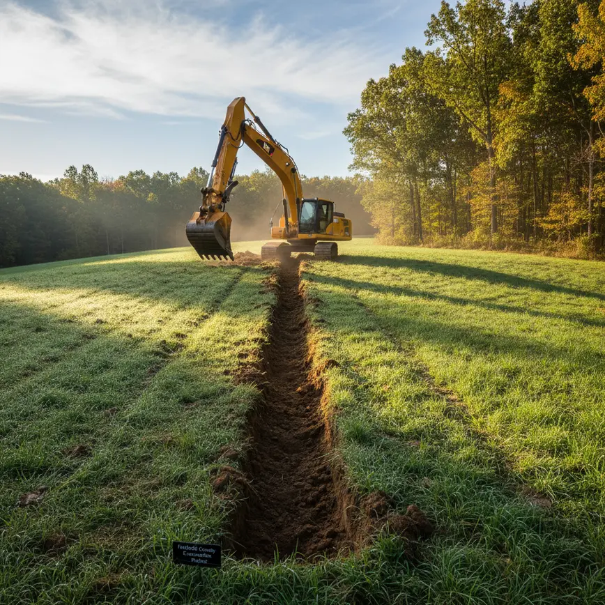 Trenching Fairfield County OH — Steep Terrain Challenges | Fortress Level