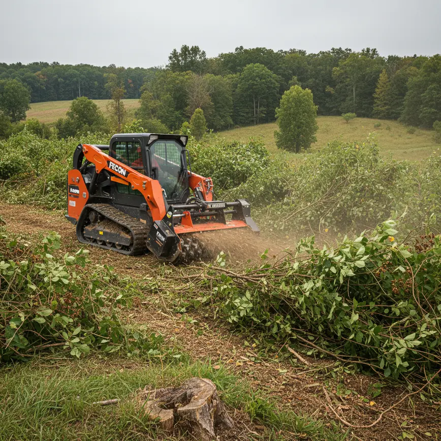 Forestry Mulching Licking County OH — Rolling Hills & Licking River Areas | Fortress Level