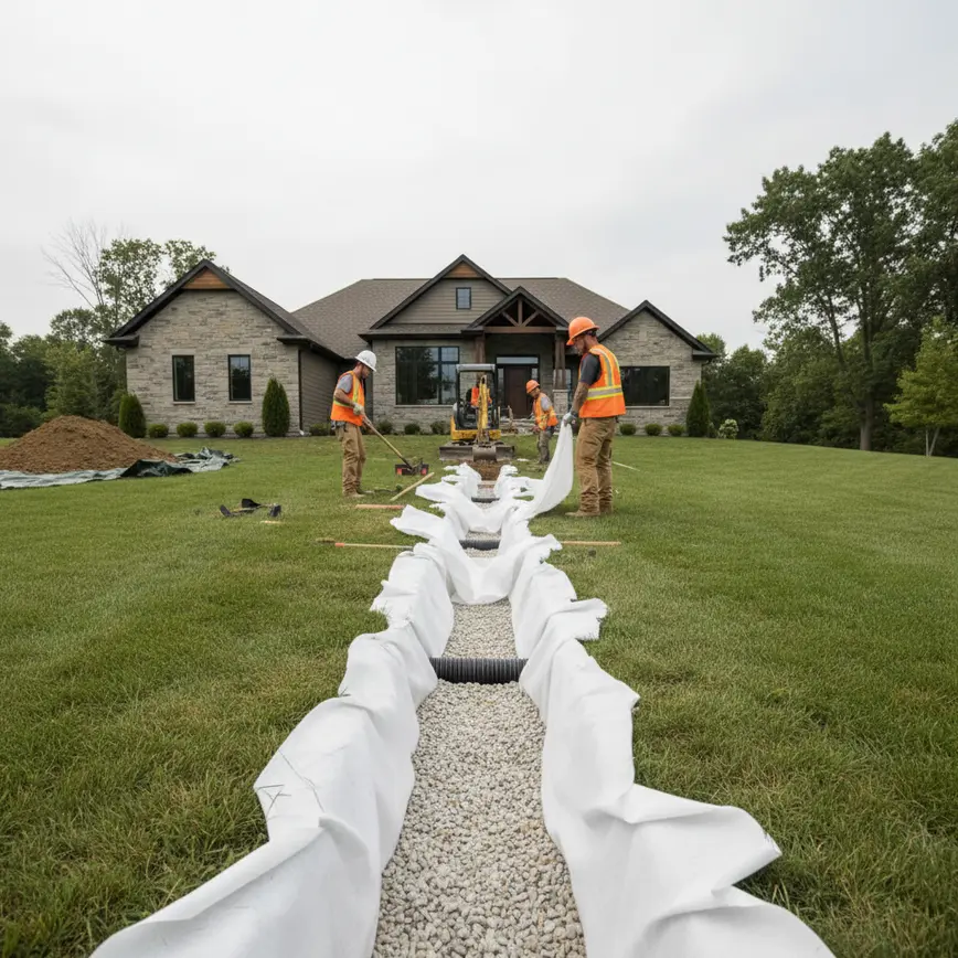 French Drain Installation Delaware County OH — Effective Solutions for Olentangy River Drainage | Fortress Level