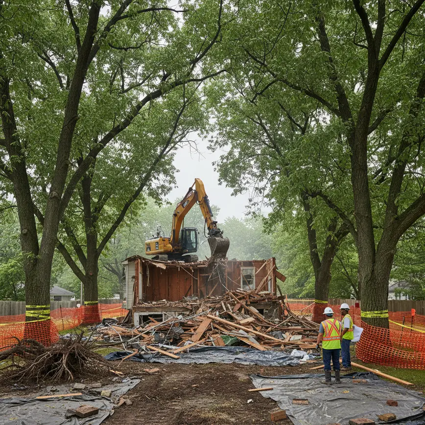 Demolition Gahanna OH — Tree Canopy Challenges | Fortress Level