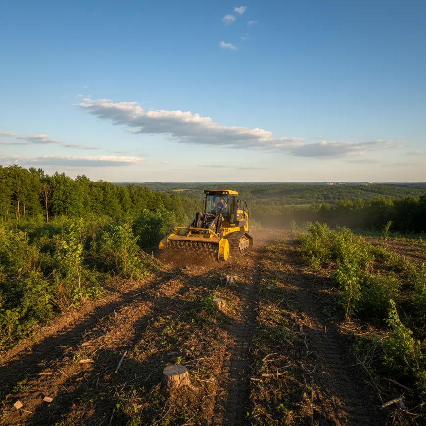 Land Clearing Sunbury OH — Tackling Rolling Terrain Challenges | Fortress Level