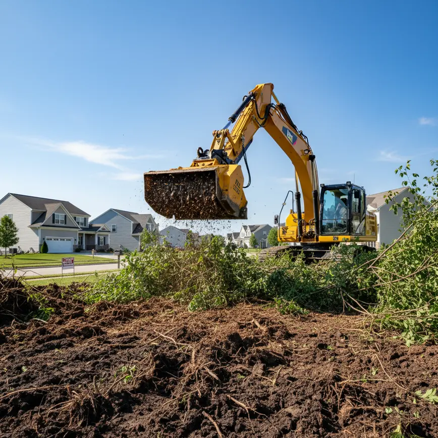 Land Clearing Hilliard OH — Navigating Heavy Clay Lots | Fortress Level