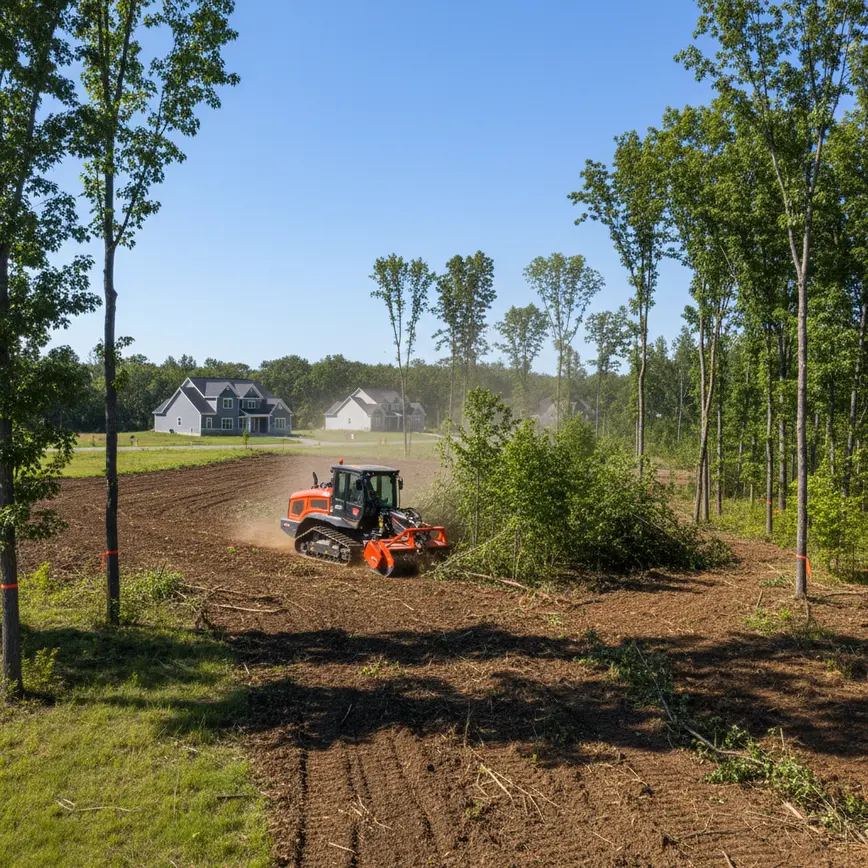 Land Clearing Westerville North OH — Gently Rolling Terrain Challenges | Fortress Level