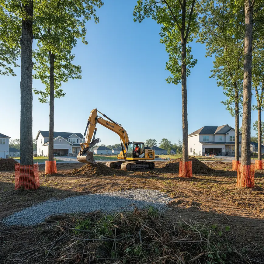 Land Clearing Westerville OH — Gently Rolling Terrain Challenges | Fortress Level