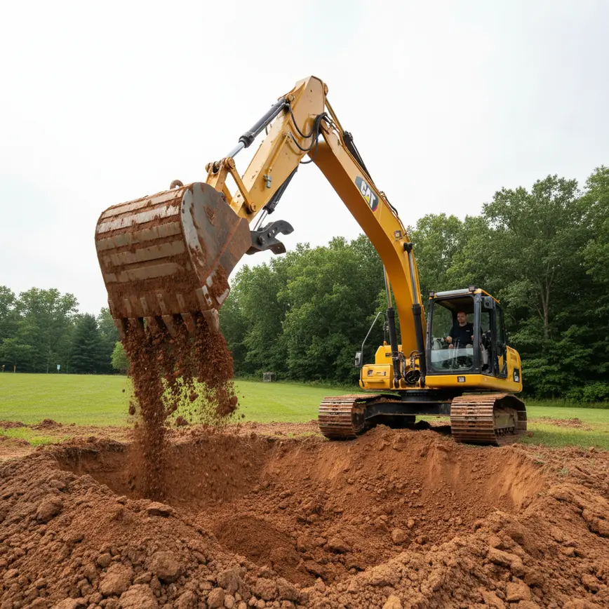 Pond Excavation Franklin County OH — Managing Heavy Clay Soil | Fortress Level