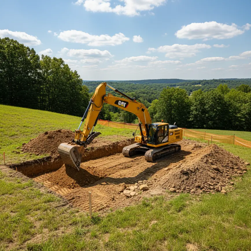 Residential Excavation Licking County OH — Navigating Rolling Hills and Diverse Soil Types | Fortress Level