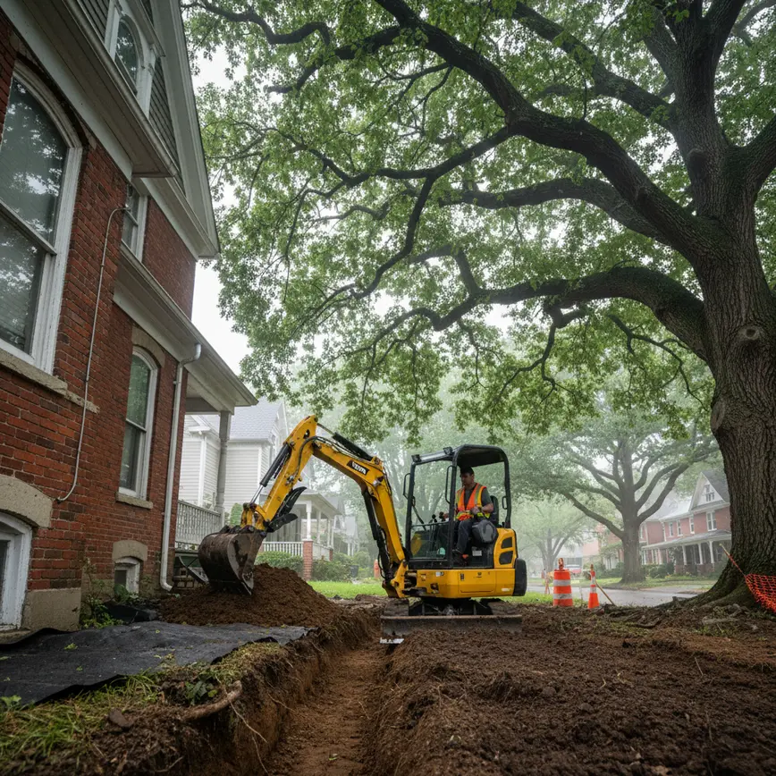 Excavation Bexley OH — Urban Canopy and Lot Challenges | Fortress Level