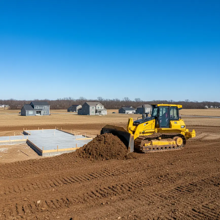 Grading Union County OH — Heavy Clay Challenges on Flat Terrain | Fortress Level