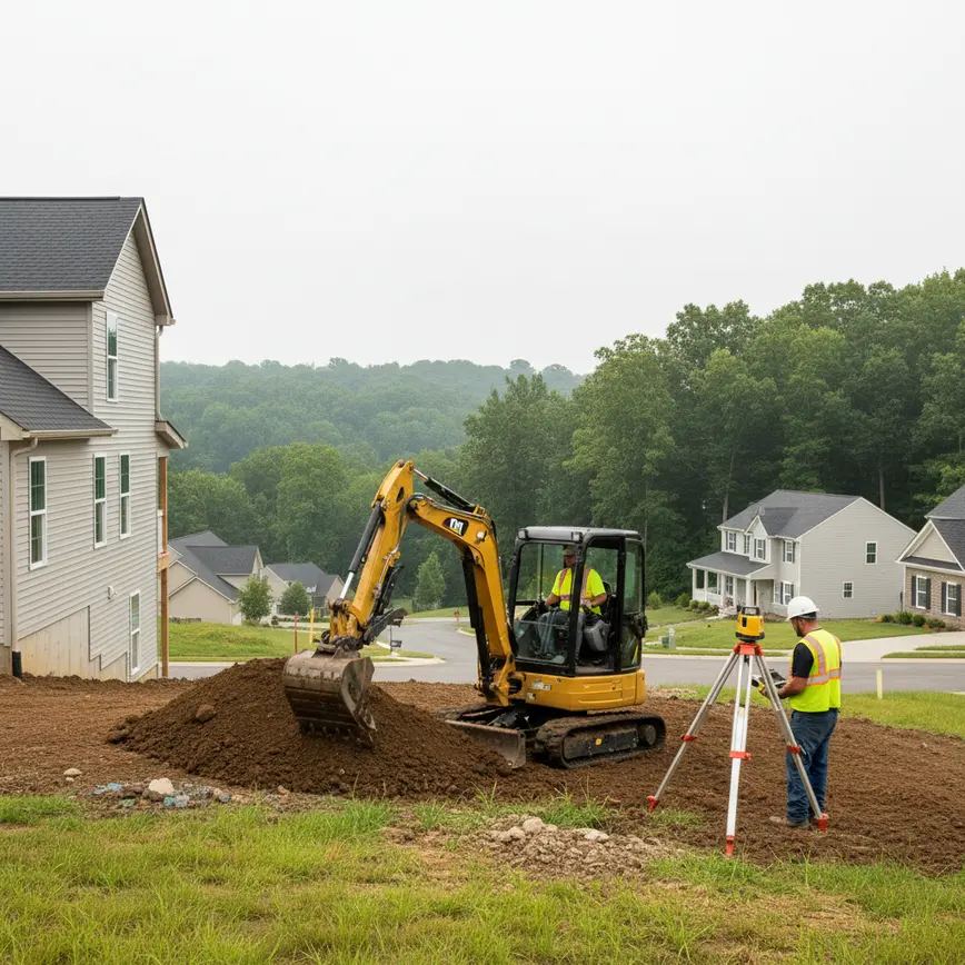 Grading Westerville OH — Navigating Gently Rolling Terrain | Fortress Level