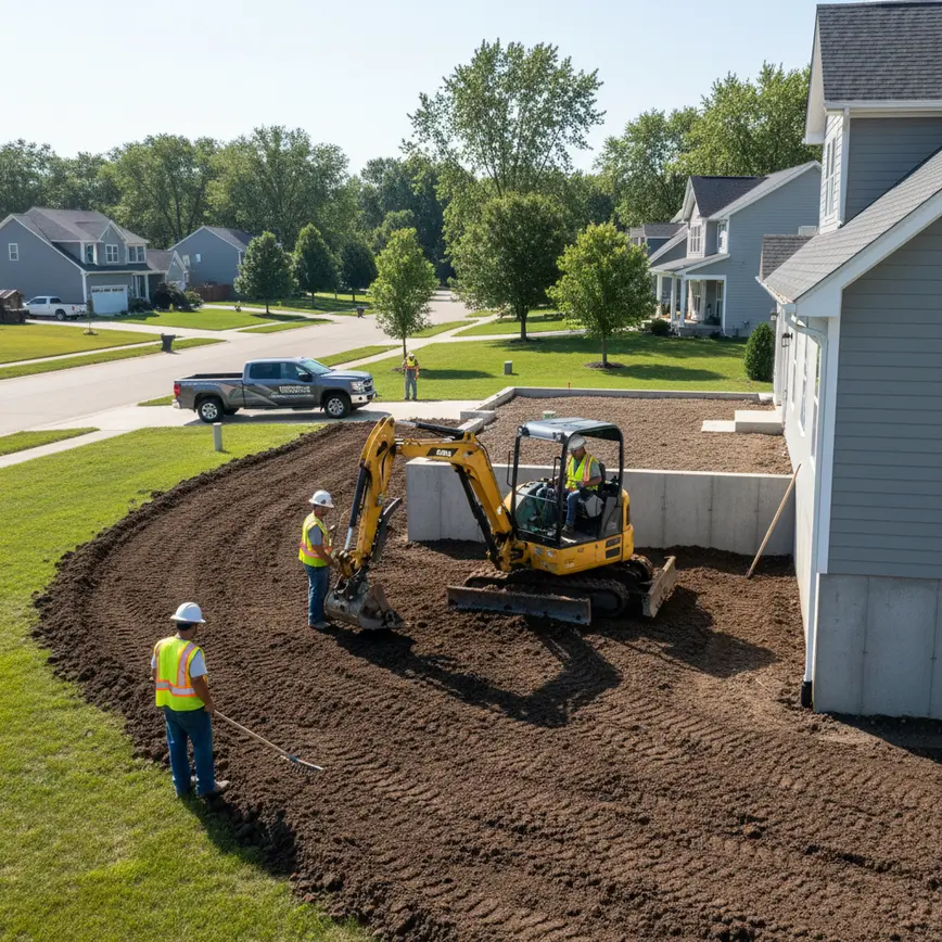 Grading Hilliard OH — Navigating Heavy Clay Lots | Fortress Level