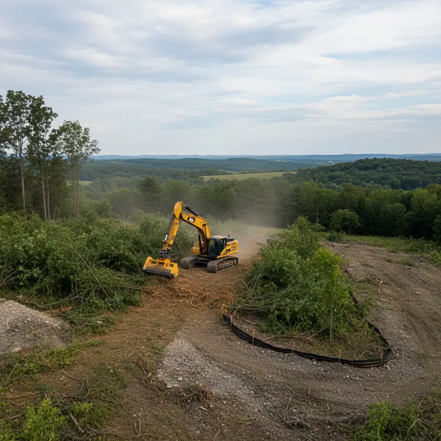Site Clearing Licking County OH — Managing Rolling Terrain and Soil Variations | Fortress Level