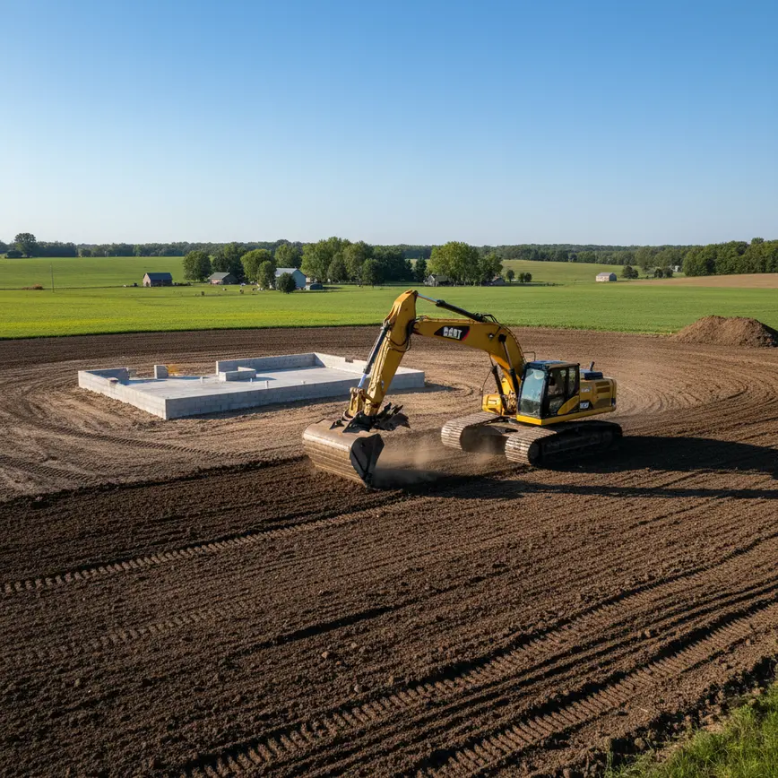 Site Preparation Plain City OH — Navigating Flat Agricultural Lots | Fortress Level