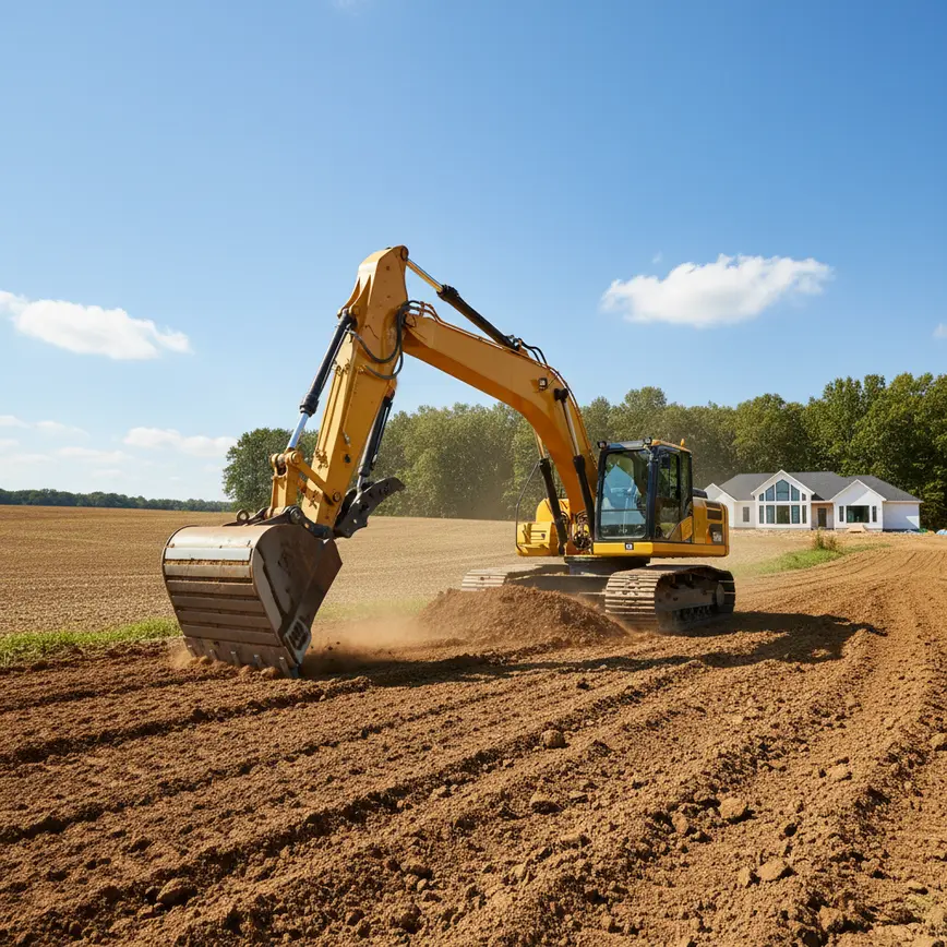 Site Preparation Amanda OH — Navigating Rolling Terrain | Fortress Level