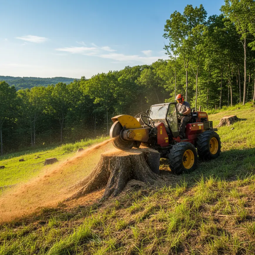 Stump Grinding Fairfield County OH — Hocking Hills Terrain Experts | Fortress Level