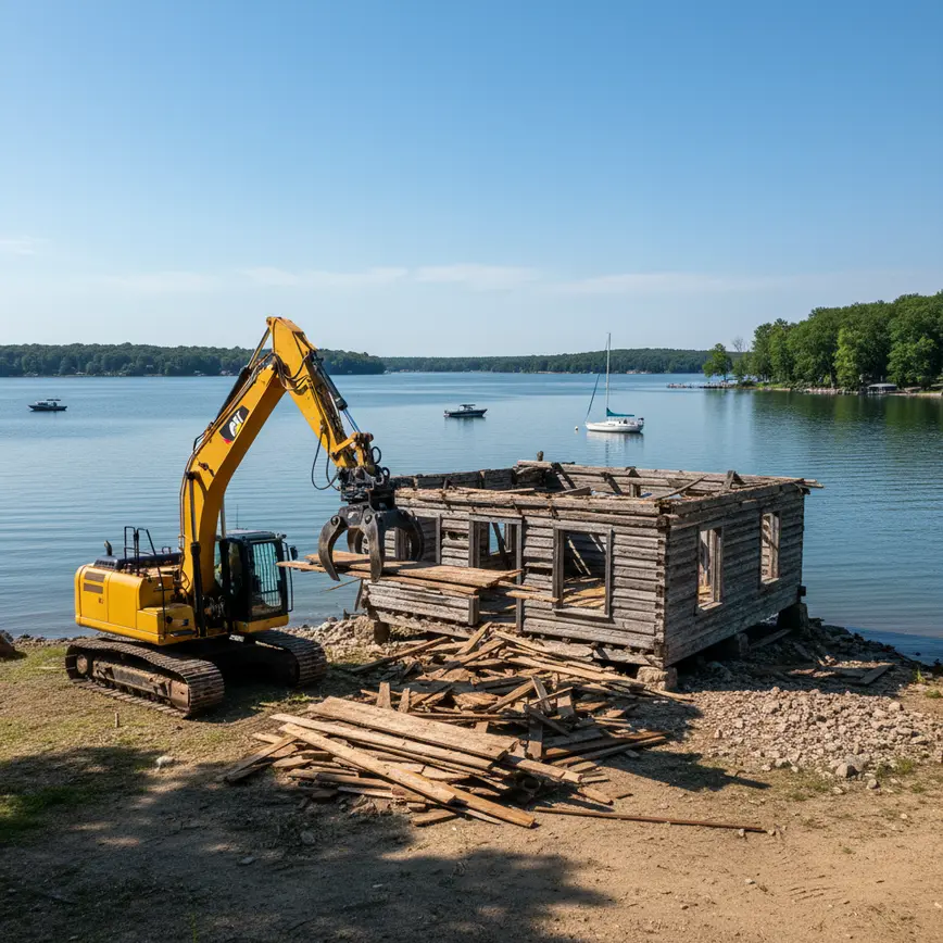 Demolition Buckeye Lake OH — Expert Solutions for Challenging Waterfront Lots | Fortress Level