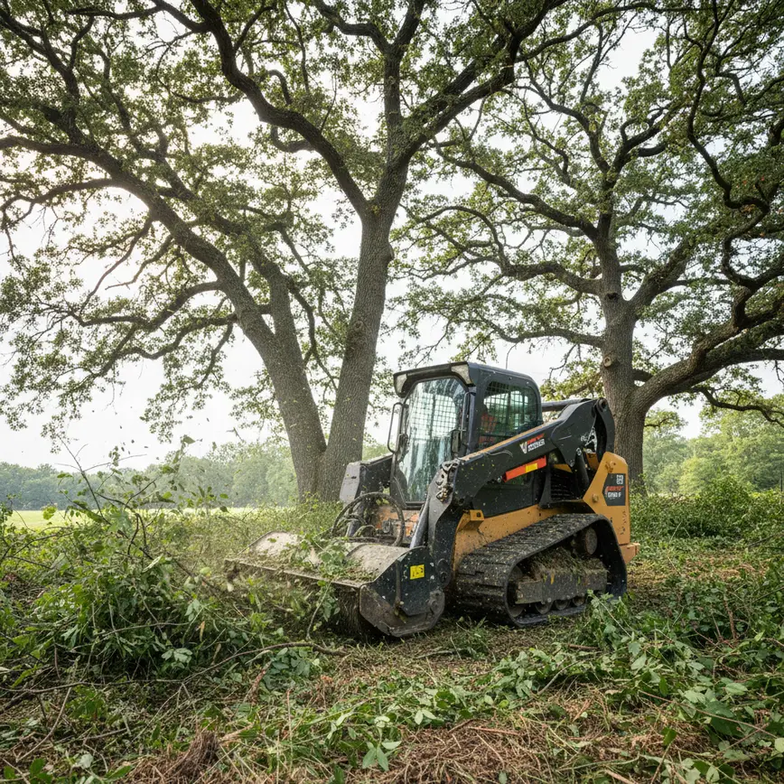 Central Ohio land clearing by Fortress Level Construction