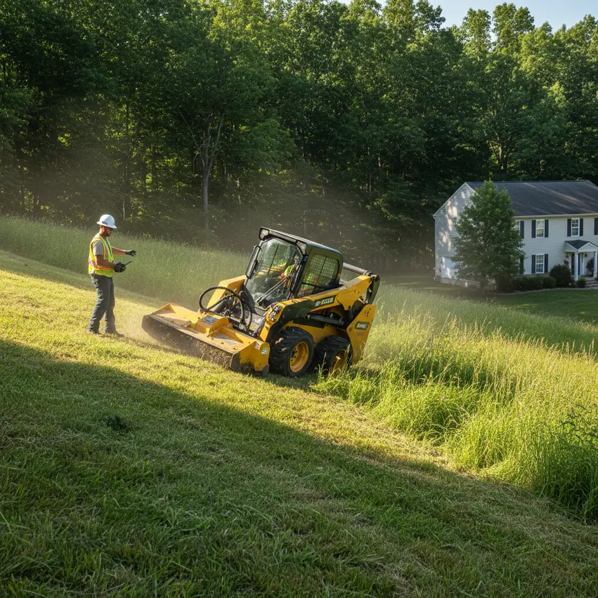 Central Ohio land clearing by Fortress Level Construction