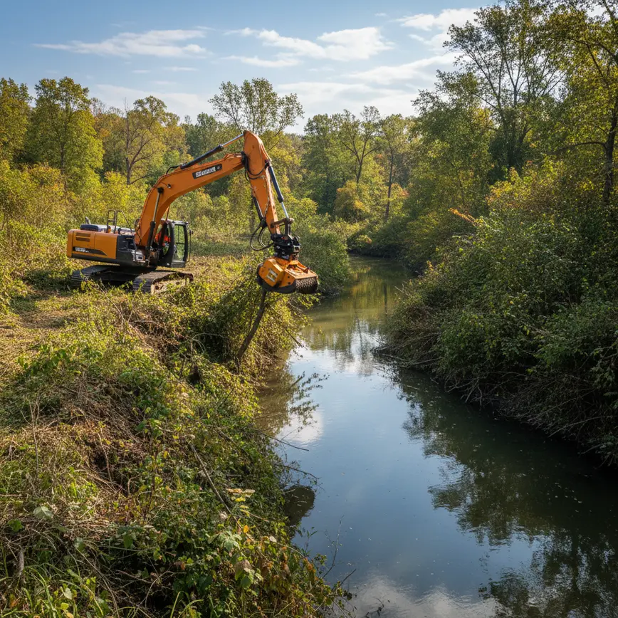 Brush Clearing Plain City OH — Darby Creek Watershed Expertise | Fortress Level