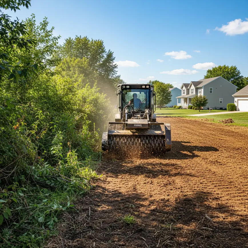 Who handles Brush Clearing Near Me in Lewis Center, Ohio? 2 Central Ohio land clearing by Fortress Level Construction