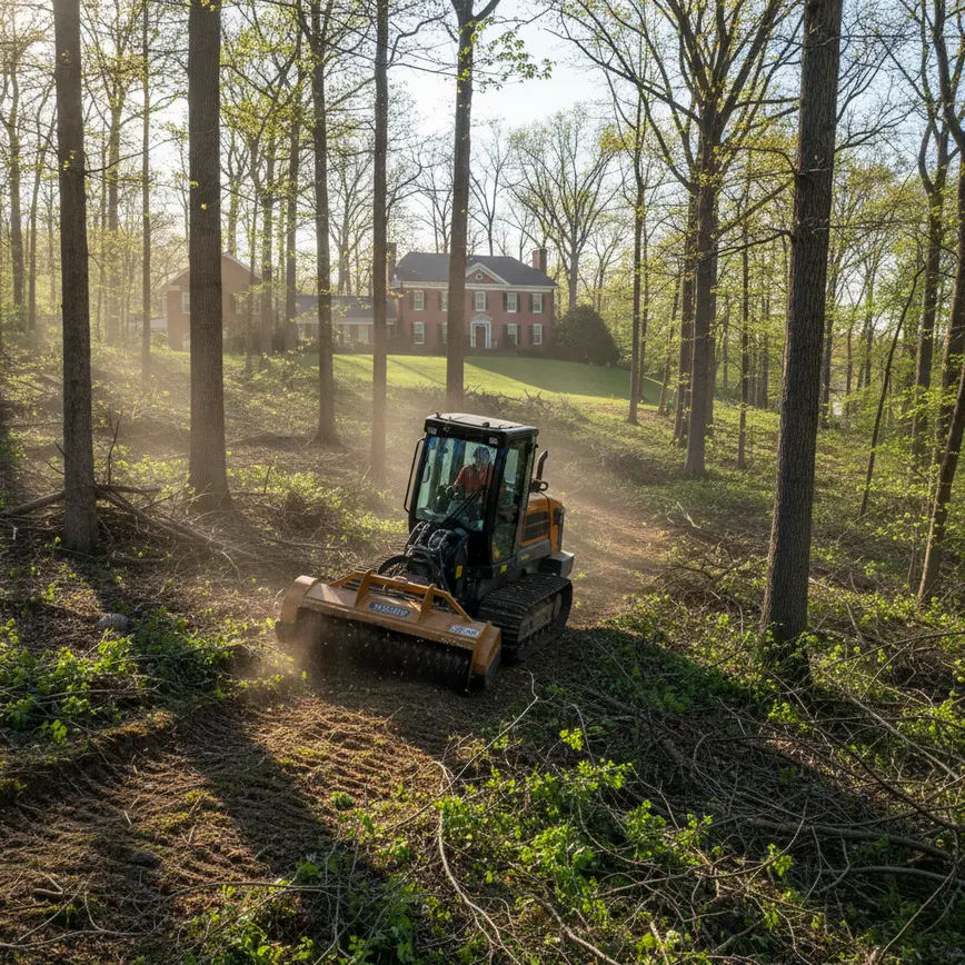 How does land clearing work in Plain City, Ohio? 1 Central Ohio land clearing by Fortress Level Construction
