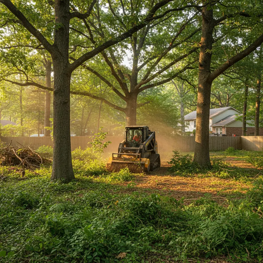 Central Ohio land clearing by Fortress Level Construction