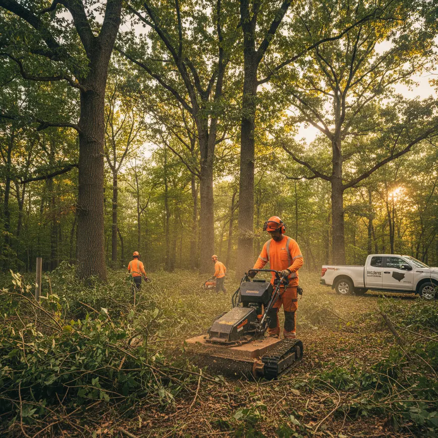 Central Ohio land clearing by Fortress Level Construction