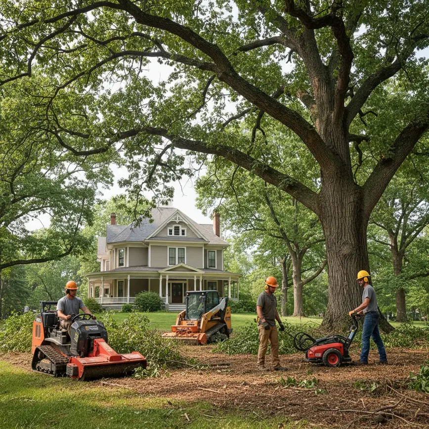 Central Ohio land clearing by Fortress Level Construction