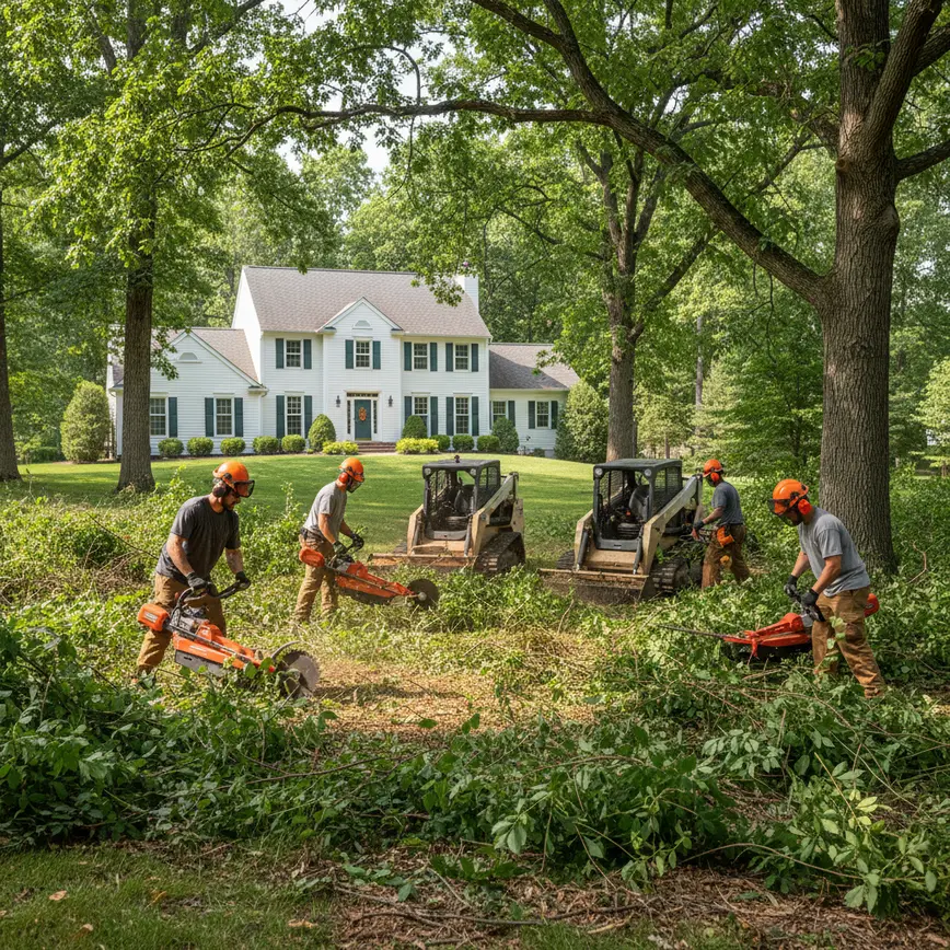 Central Ohio land clearing by Fortress Level Construction