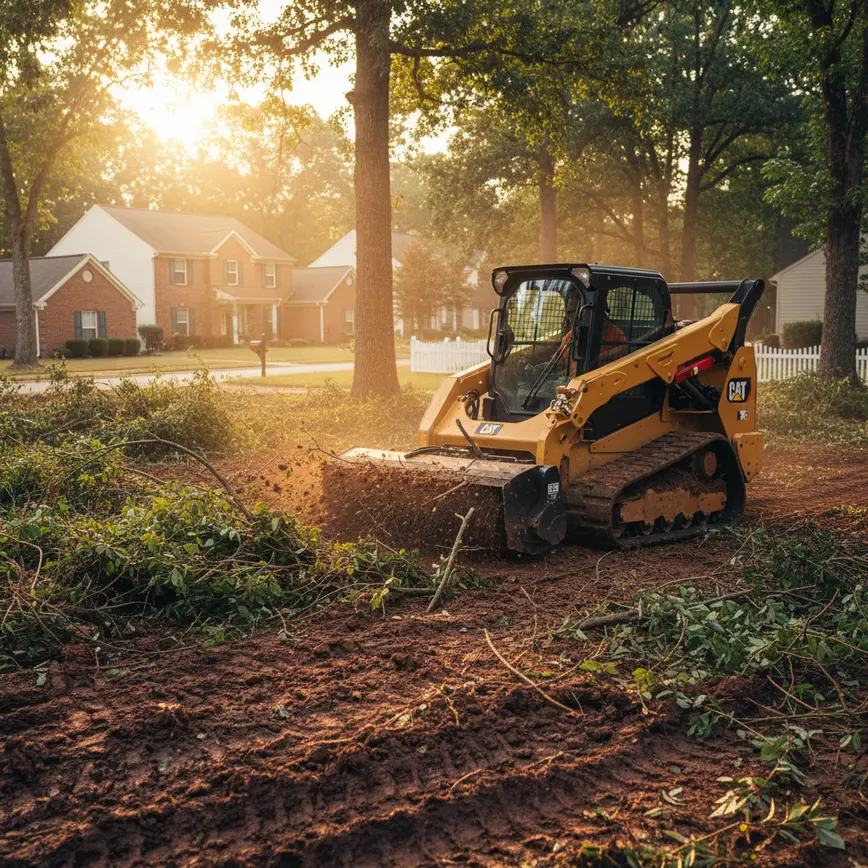 Central Ohio land clearing by Fortress Level Construction