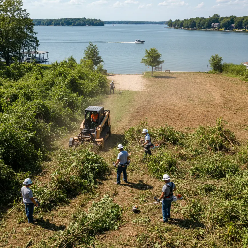 Brush Clearing Buckeye Lake OH — Addressing Shoreline Growth | Fortress Level