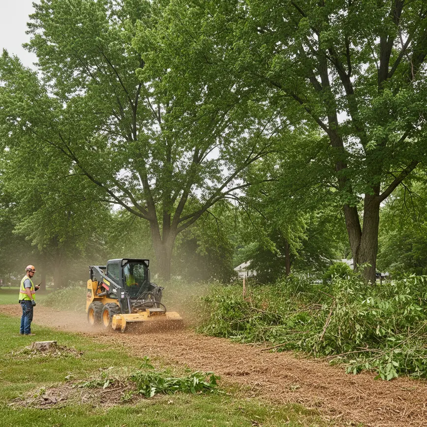 Brush Clearing Grove City OH — Compact Lots with Mature Tree Coverage | Fortress Level