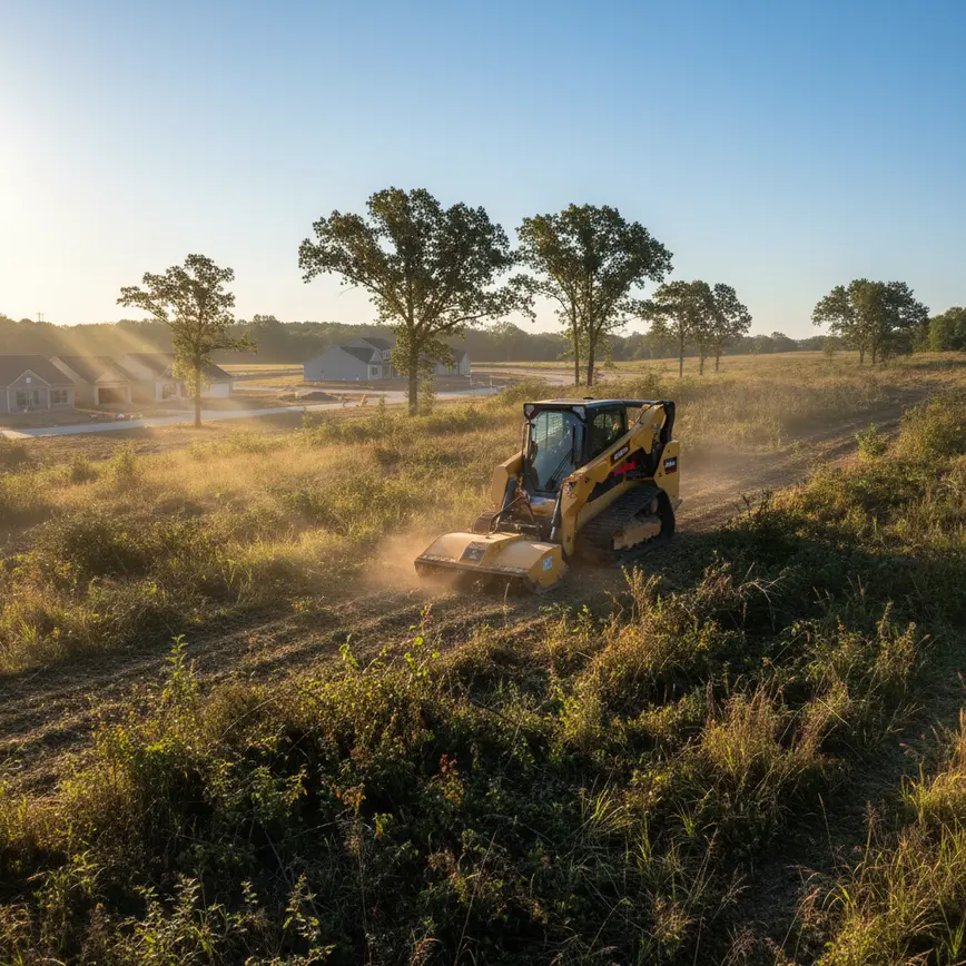 Central Ohio land clearing by Fortress Level Construction